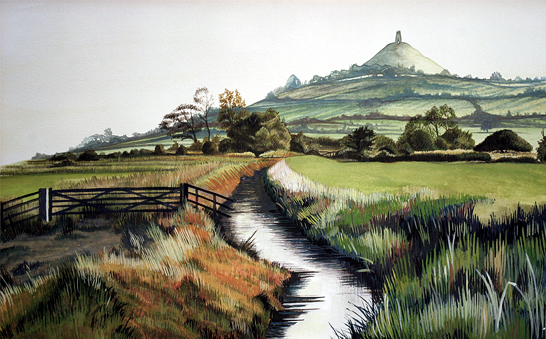 Autumn Evening at Glastonbury