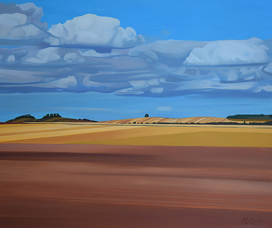 Sinodun Hills from Cholsey Hill